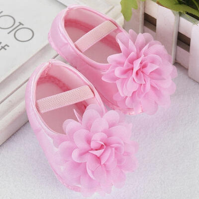 

Newest 1 Pair Baby Girls Princess Crib Shoes Soft Sole Anti-slip Prewalkers 0-18m