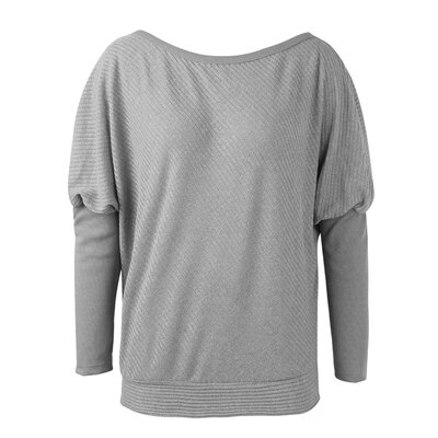 

Womens Fashion Sweaters Sexy Off Shoulder LANTERN Sleeve Sweater Ladies Knitted Jumper Pullover Top Autumn Winter Sweat