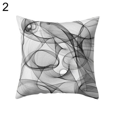 

Tulle Voile Shade Throw Pillow Case Cushion Cover Sofa Bed Car Cafe Office Decor