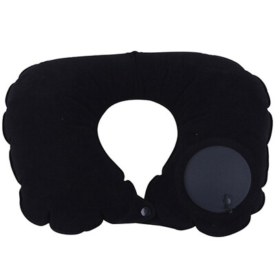 

Inflatable Travel Neck Pillow RestSupport Cushion Head& Neck Practical