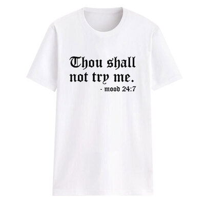 

Summer Round Neck Short Sleeve T-Shirt Casual Women Letter Print Basic Top Tee