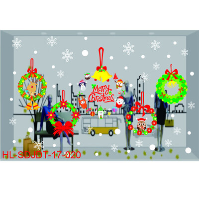 

Toponeto Merry Christmas Household Room Wall Sticker Mural Decor Decal Removable
