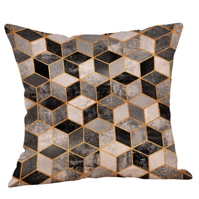 

〖Follure〗Geometric Printed Cotton Linen Throw Pillow Cases Sofa Cushion Cover Home Decor