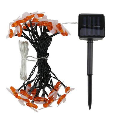

Gobestart 30 LED Solar String Honey Bee Shape Warm Light Garden Decoration Waterproof
