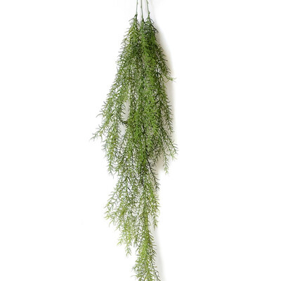

Artificial Green Pine Needle Plant Wall Hanging Decorative Plant for Home Garden Wedding Decor Green Pine Needle Plant Supplies