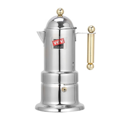 

Stainless Steel Italian Moka Espresso Maker Percolator Pot Coffee Extractor
