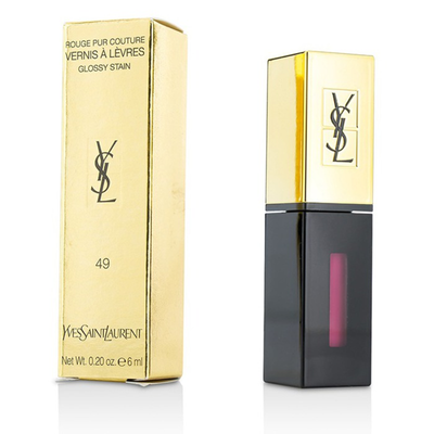 

YVES SAINT LAURENT - Rouge Pur Couture Vernis a Levres Glossy Stain - 49 Fuchsia Filtre 6ml02oz