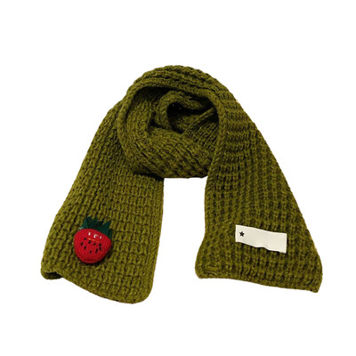 

5-8T Children Boys Girls Scarf Fashion 2019 Winter Kids Scarves Warm Cute Soft Scarf Collar Knitted Children Stretch Neck Ring
