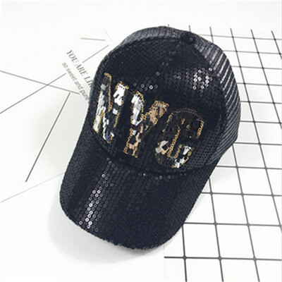 

Childrens Cap girl big baby summer mesh sequined baseball cap Korean Sun Hat