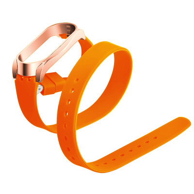 

〖Follure〗Double Wrap Soft Silicone Replacement Watch Band Wristband For Xiao Mi Band 3
