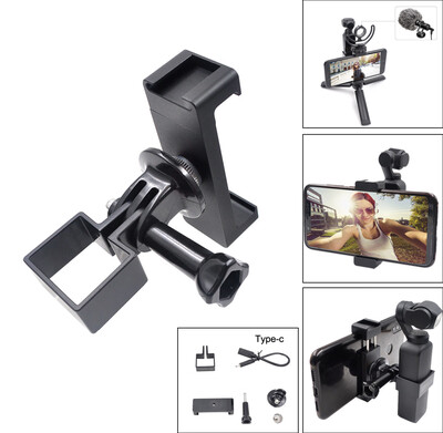 

Tailored STARTRC For DJI OSMO Pocket Handheld Extension Bracket &Metal Phone Clip Holder