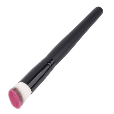 

2017 Pro Blush Foundation Powder Oblique Head Makeup Brushes Black Handle Cosmetics Beauty Make up Brushes