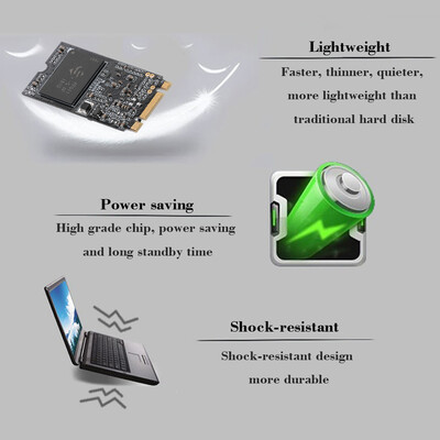 

KingSpec 128G MLC M2 NGFF 42mm Digital Flash SSD Solid State Drive Storage Devices for Computer PC Laptop Desktop