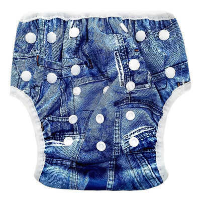 

Washable Baby Cloth Diaper Cover Waterproof Cartoon Baby Diapers Reusable Cloth Nappy Suit Adjustable