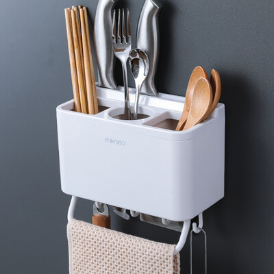 

Toponeto Kitchen Spoon Chopsticks Fork Cut Draining Rack Storage Holder Organizer