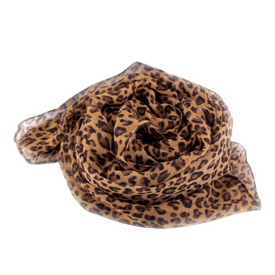 

Women Fashion Long Leopard Print Soft Chiffon Shawl Scarf Scarves Wrap Stole