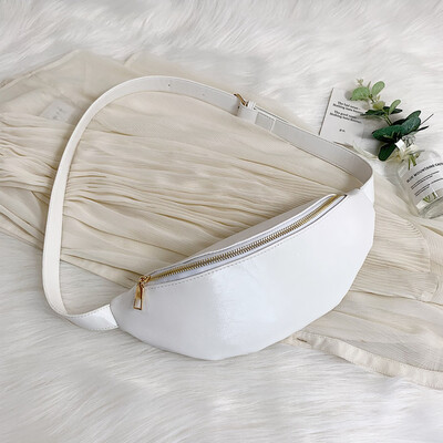 

Tailored Unisex Fashion Pure Color Zipper Leather Shoulder Bags Crossbody Bag Chest Bags