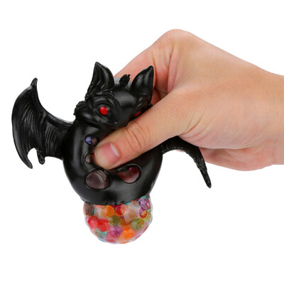 

〖Follure〗Spongy Bead Rainbow Ball Toy Squeezable Squishies Toy Stress Relief Bat Toy