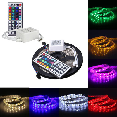 

〖Follure〗5M RGB 5050SMD 300LED Waterproof Flexible LED Light Strip44Key IR Remote