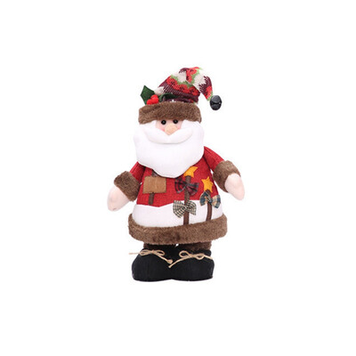 

Merry Christmas Ornaments Christmas Gift Santa Claus Snowman Tree Toy Doll Hang Decorations For Home 2018 Child Doll Gifts