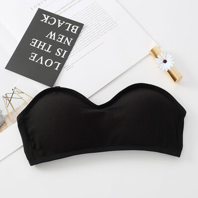 

Seamless Tube Tops Underwear Women Removable Pads Intimates Strapless Bra Bralette Wire Free Bandeau Dress Tube Top