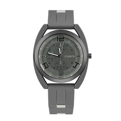 

〖Follure〗Trend Personality Watch Silicone Strap Quartz Casual Couple Watch