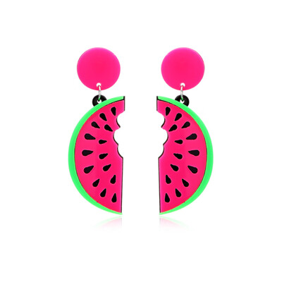 

Adorable Fruit Lovely Chic Food Fruit Mix Punk Stud Earrings Woman Jewelry Gift