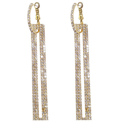 

1pc Fashion Personality Geometric Triangle Rectangle Diamonds Stud Earrings Hot