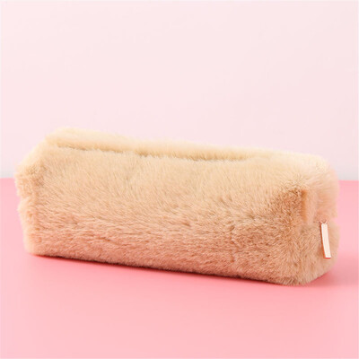 

Gobestart Creative Small Fresh Cute Girl Plush Octagonal Girl Heart Simple Storage Bag