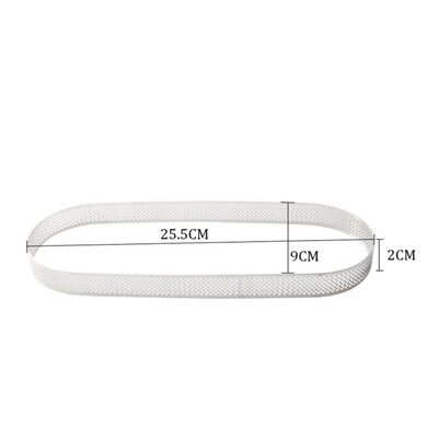 

Stainless Steel Long Oval Mousse Ring Cake Mold Baking Tiramisu DIY Kitchen Baking Pastry Tools Tart Ring Quiche