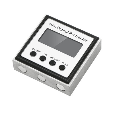 

360 Degree Mini Digital Protractor Inclinometer Electronic Level Box Magnetic Base Measuring Tools