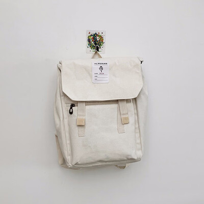 

Tailored Fashion Unisex Canvas Shoulder Bags Large Capacity Backpack Laptop Package