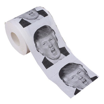 

Funny President Roll Toilet Paper Prank Joke Gift Christmas Decoration Tissue Bathroom Washroom Paper