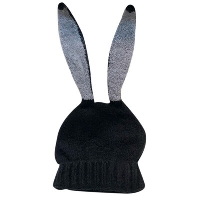 

Newborn Baby Boy Girl Hat 0-5T Cute New Autumn Winter Warm Kids Baby Rabbit Ear Design Cartoon Hats Cotton Hemming Caps