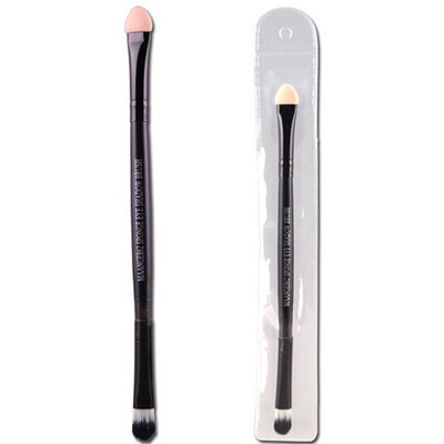 

1pc Professional Wooden Handle Nylon Hair Lip Makeup Brush Double Head Cosmetic Makeup Lip Brush Beauty Tool