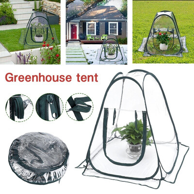 

Portable Mini Folding Greenhouses Transparent Garden Plant Tent Mini PVC Warm Room Garden Greenhouse