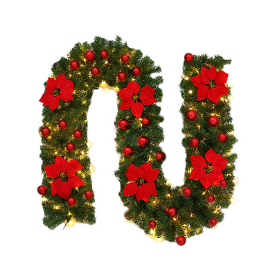 

Toponeto LED Tree Hanging Ornament Rattan Colorful Decoration For Christmas Party 27m