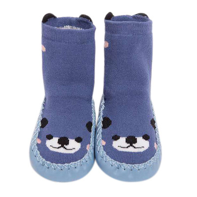 

Toddler Indoor Sock Shoes Newborn Baby Winter Thick Cotton Baby Girl Sock With Rubber Soles Anti Slip Infant Cartoon Sock