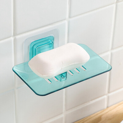 

Soap Box drain bathroom shelf storage holder box wall-mounted storage rack soap dish kitchen rack pendant