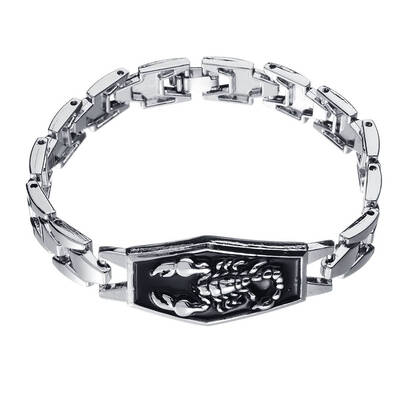 

Men Titanium Steel Scorpion Bracelet Male Metal Bangles Gift Jewelry Accessories