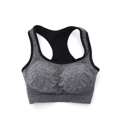 

Women Seamless Racerback Padded Bra Breathable Fitness Workout Stretch Tank Tops