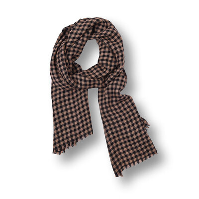 

Children Boys Girls Scarf Cotton Liner Plaid Print Scarf Simple Concise Warm Winter Scarf
