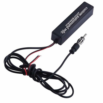 

Universal Car Concealed Amplified Antenna Kit 12v Electronic Stereo AMFM Radio