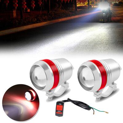 

U3 Angel Eye Motorcycle ATV Scooter LED Headlight Fog Light Spotlight HiLo Beam