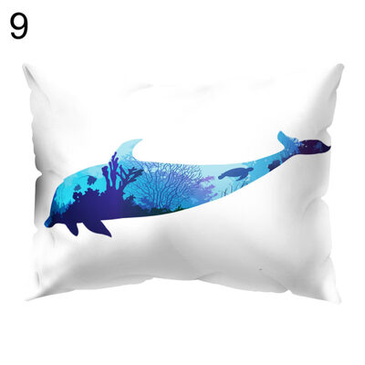 

Color Animal Printed Rectangle Throw Pillow Case Cushion Cover Home Car Decor