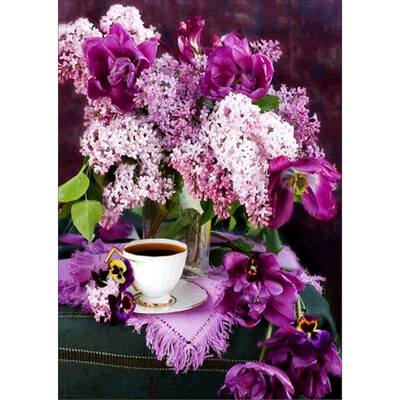 

Toponeto 5D Embroidery Paintings Rhinestone Pasted DIY Diamond Painting Cross Stitch