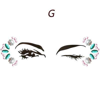 

〖Follure〗Face Gems Adhesive Glitter Jewel Wedding Festival Rave Party Body Make Up