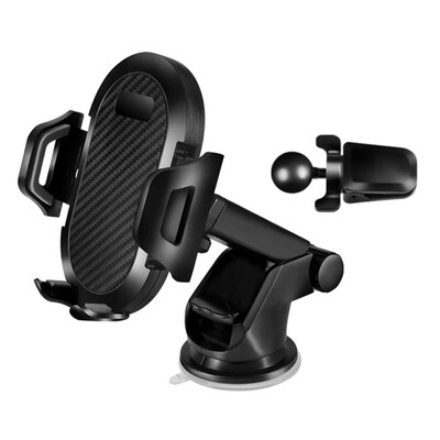 

Long Rod Automatic Lock Car Phone Holder Telescopic Suction Cup Bracket Car Outlet Phone Bracket