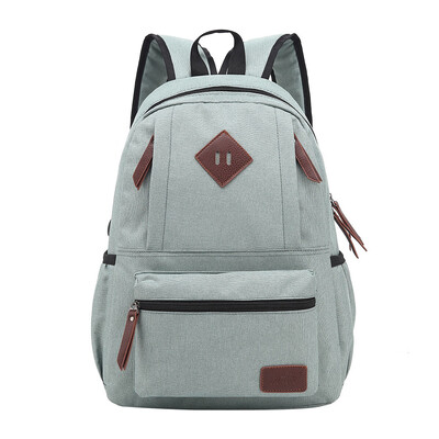 

Tailored Men & Women Fashion Travel Backpack Solid Color Oxford Cloth Student Bag
