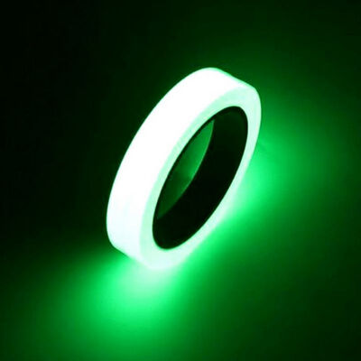 

10mm 10m High Brightness LED Strips Self-adhesive Warning Tape Night Vision Glow In Dark Safety Security Home Decor Tapes